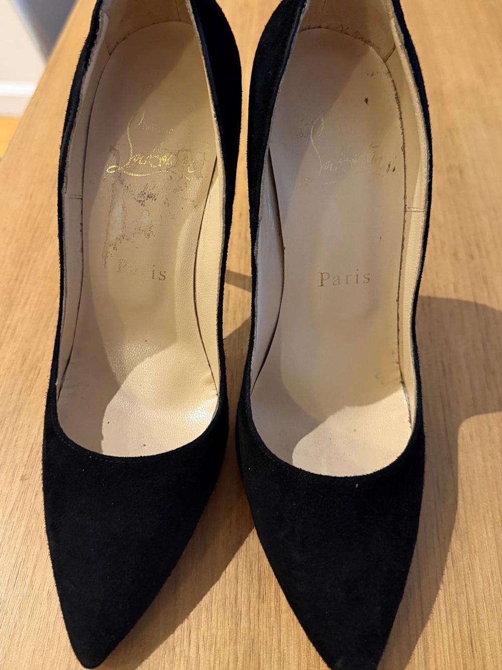 Christian Louboutin Black Suede So Kate - Picture 2 of 3